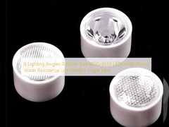 8 Γωνίες φωτισμού Φ15mm Μέγεθος 3030/3535 LED υψηλής ισχύος Αντίσταση στο νερό Ελαφρύ βάρος Μονό φακό