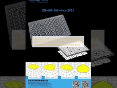 Νέος φακός 292.2×181.47×6.5mm 2835LEDs Αντιφως Πολλαπλό Φωτισμό Διανομή Φωτισμός Δρόμου φακός