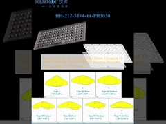 Προεξοχή LED Street Lens 279x150mm Universal Fit T2M/T3M/T4M/T3S/T5M/90120 Ανθεκτική στις καιρικές συνθήκες μακροχρόνια απόδοση