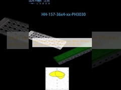 Λινκς φωτισμού δρόμου υψηλής ισχύος: καλύτερη απόδοση και χαμηλή λάμψη με 144 τεμάχια 3030 LED
