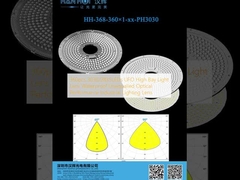 360pcs 3030/2835LEDs UFO High Bay Light Lens Αδιάβροχος Αδιαμφισβήτητη Οπτική Απόδοση Βιομηχανικό Φωτισμό Lens