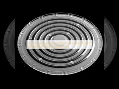UFO Βιομηχανικό φακό φακού 226×11.5mm 3030/2835LEDs ODM&OEM High Bay Lighting Lens