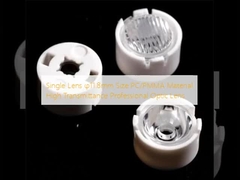 Μοναδικός φακός φ11.8mm Μέγεθος PC/PMMA Υλικό Μεγάλη διαπερατότητα Επαγγελματικός οπτικός φακός