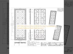 345*130mm Μέγεθος 224pcs 3030LED υψηλής διαπερατότητας ανθεκτικό υλικό φακούς φωτισμού δρόμου