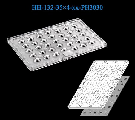 140pcs 3030 Light Sources High Transmittance Waterproof  PC Material Street&Flood Lighting Lens