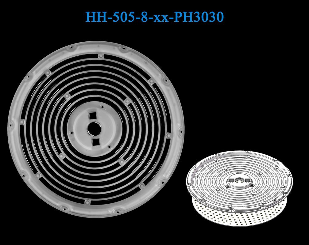 With DIP switch 270mm Diameter Uniform Light Output Eco-environment UFO High Bay Lighting Lens 